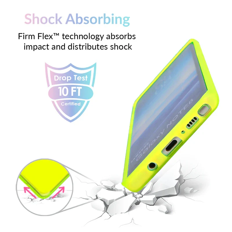Neon Yellow Clear Samsung Case - Image 45