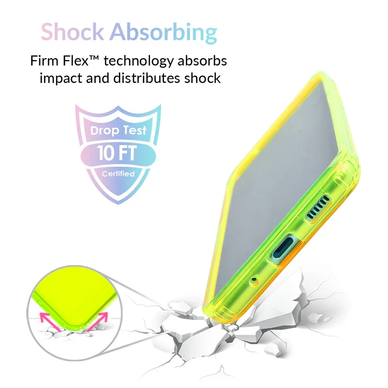 Neon Yellow Clear Samsung Case - Image 46