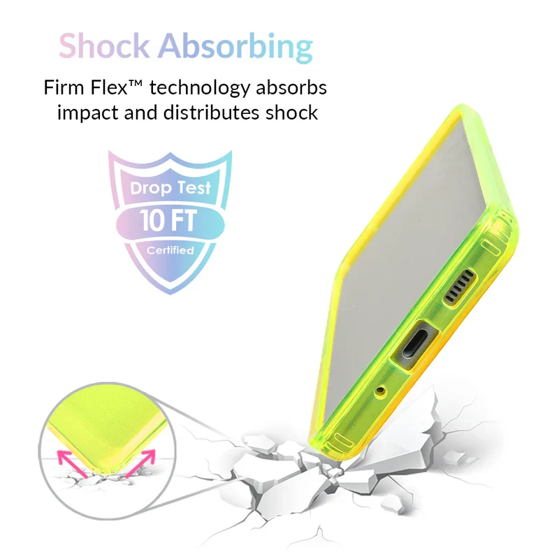 Neon Yellow Clear Samsung Case - Image 57