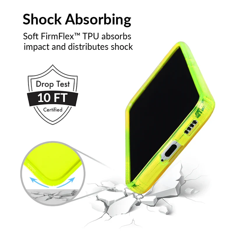 Neon Yellow Clear Samsung Case - Image 64