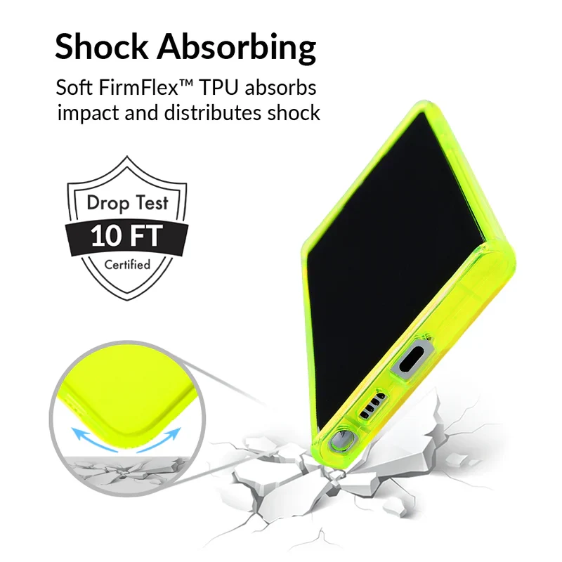Neon Yellow Clear Samsung Case - Image 69