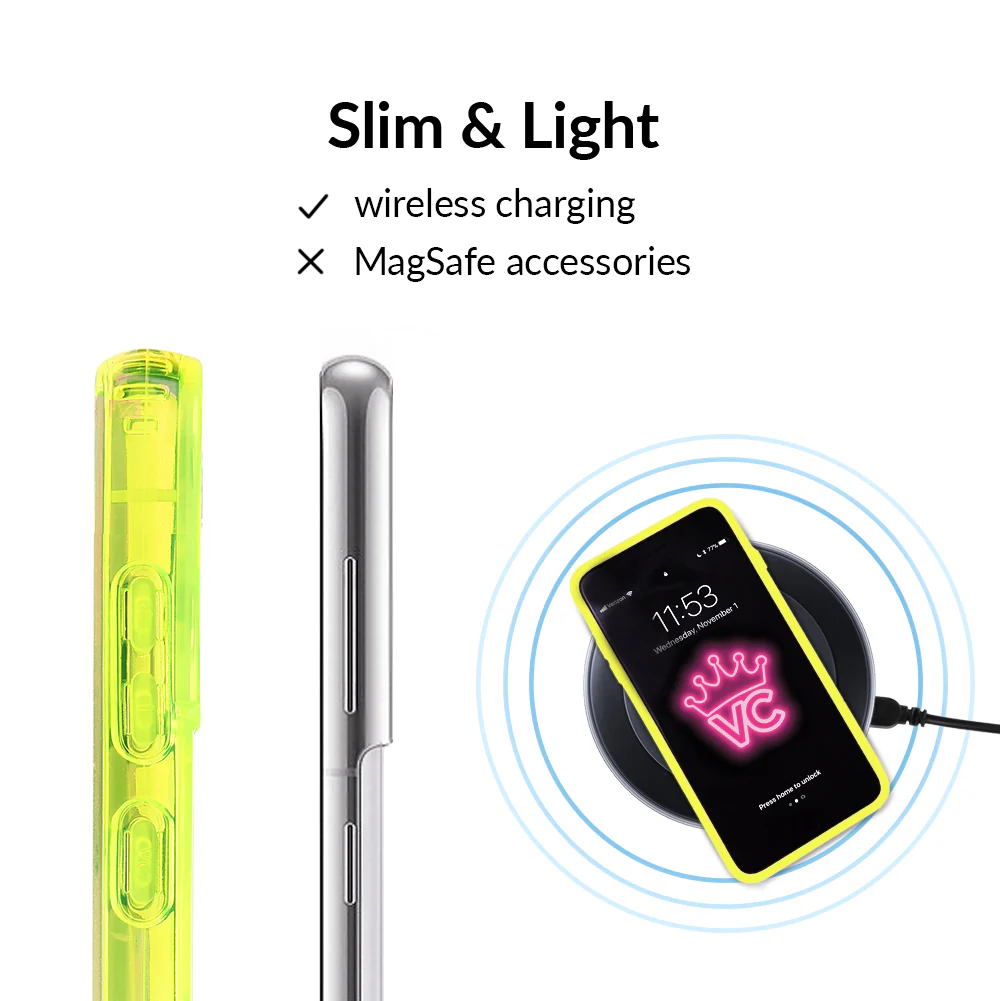 Neon Yellow Clear Samsung Case - Image 83