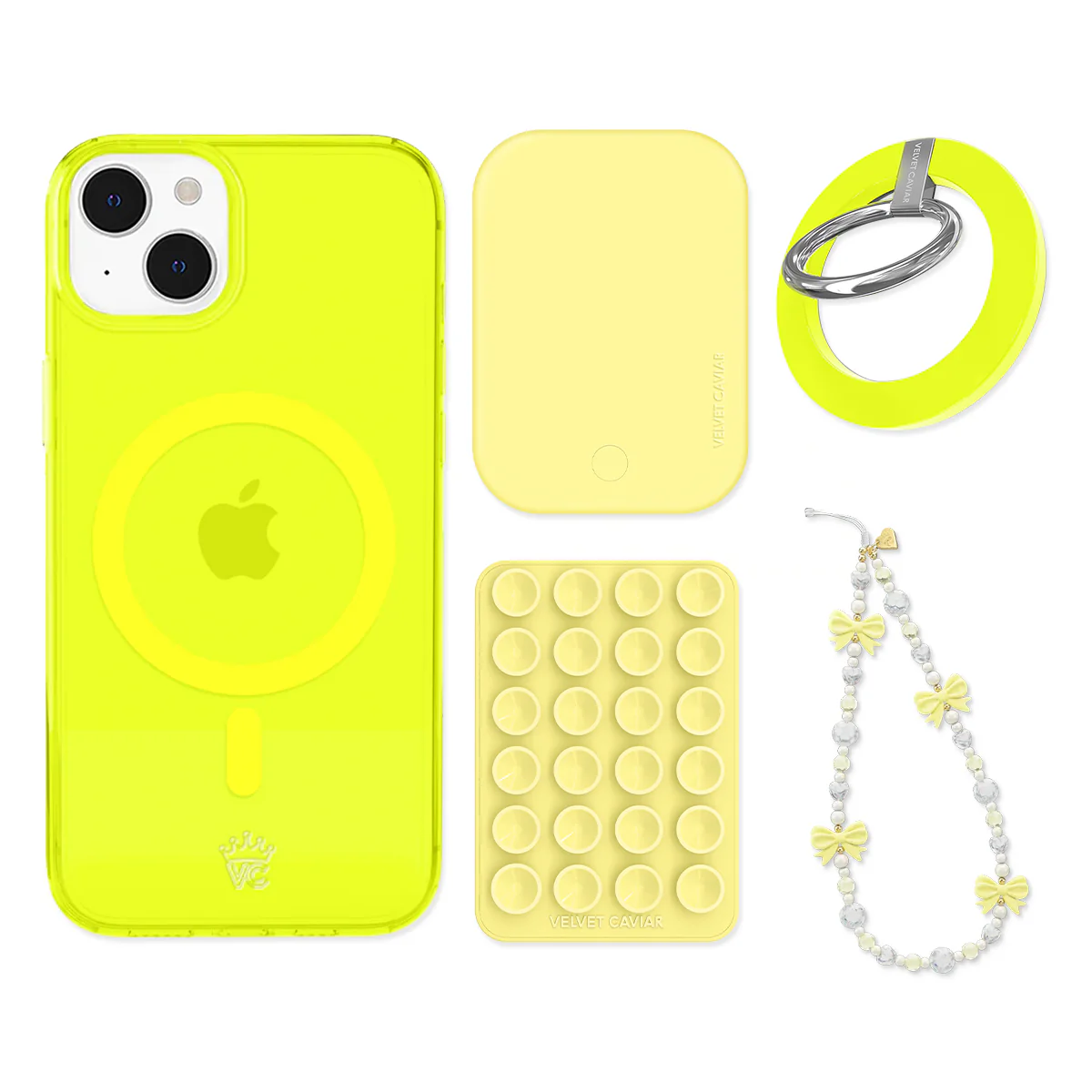 Neon Yellow iPhone Bundle Set - Grip - Image 10