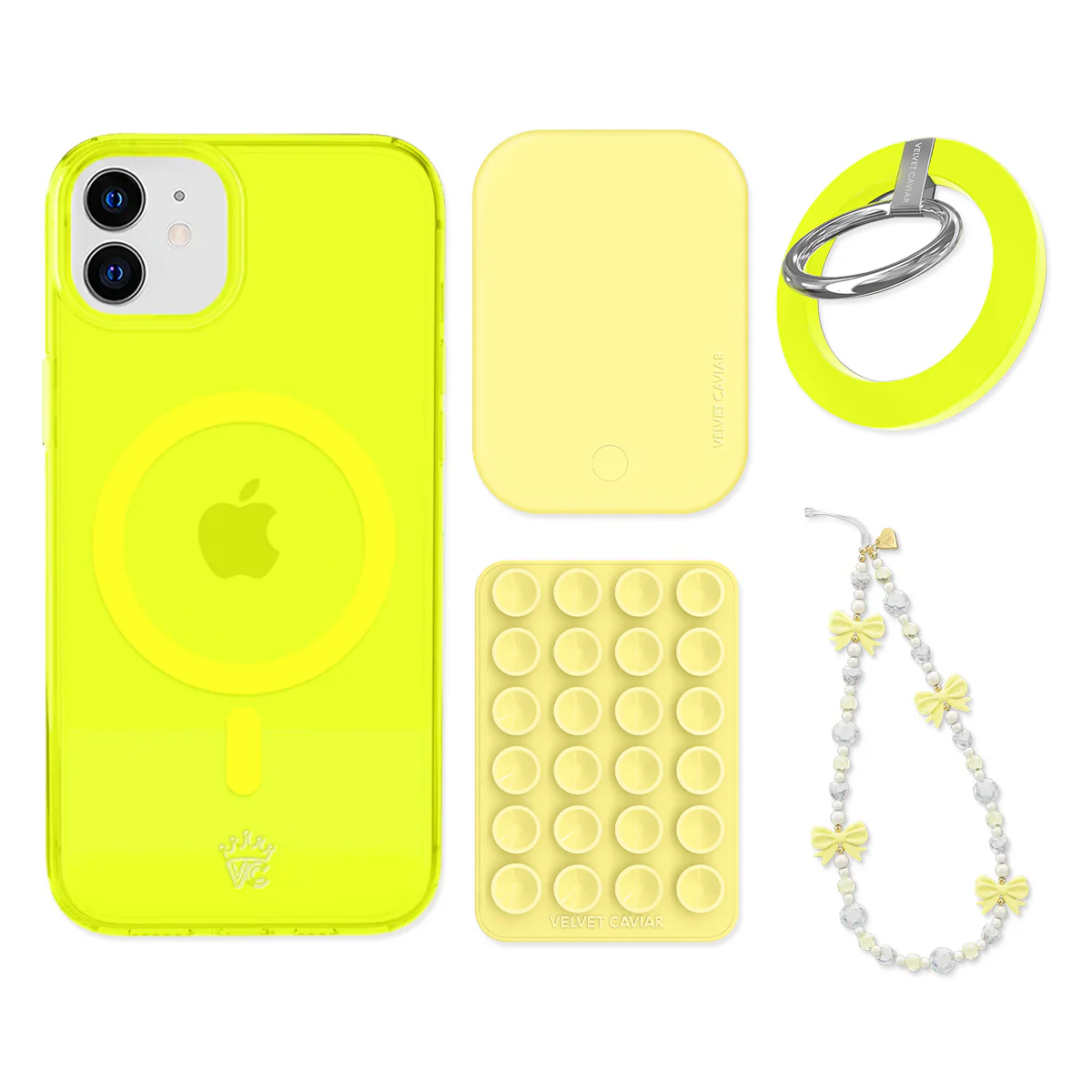 Neon Yellow iPhone Bundle Set - Grip - Image 15