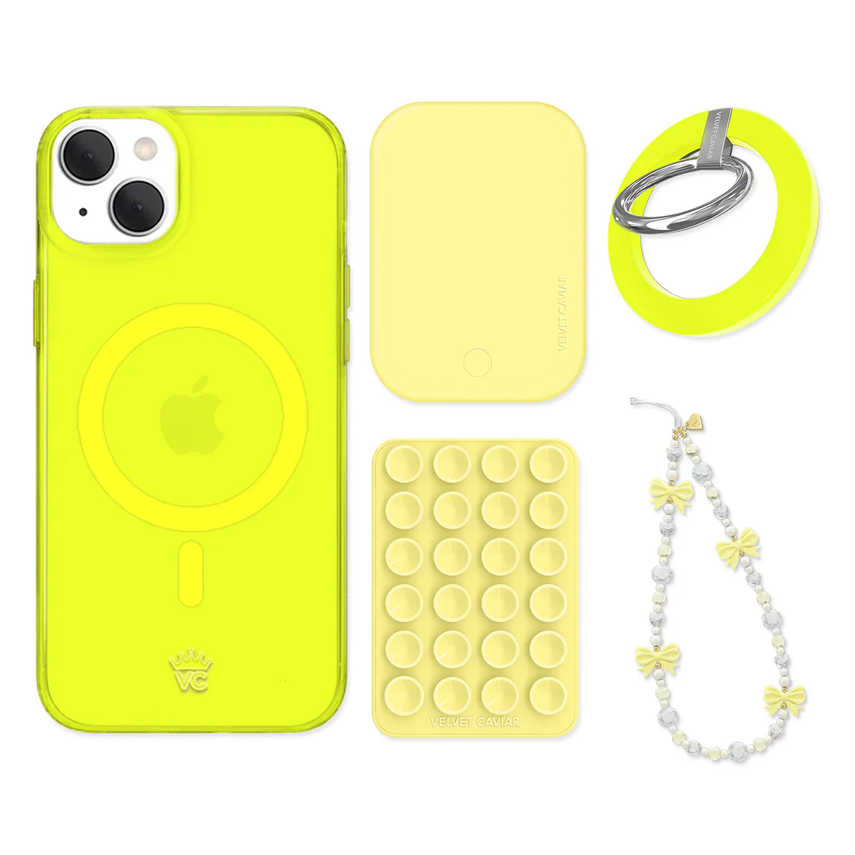 Neon Yellow iPhone Bundle Set - Grip - Image 5