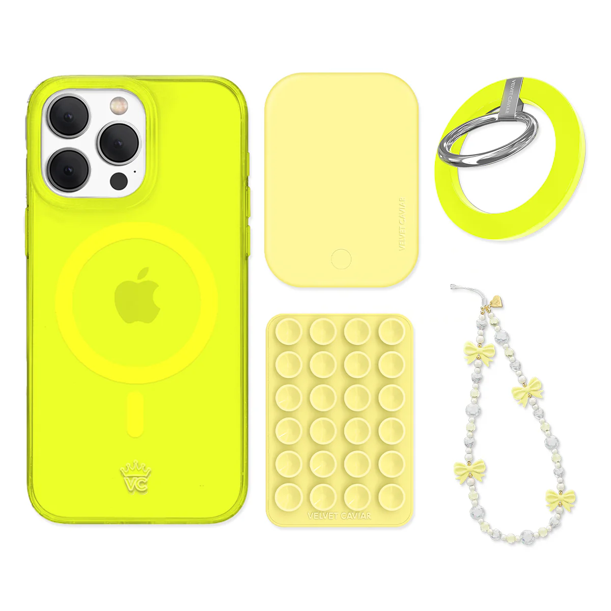 Neon Yellow iPhone Bundle Set - Grip - Image 6