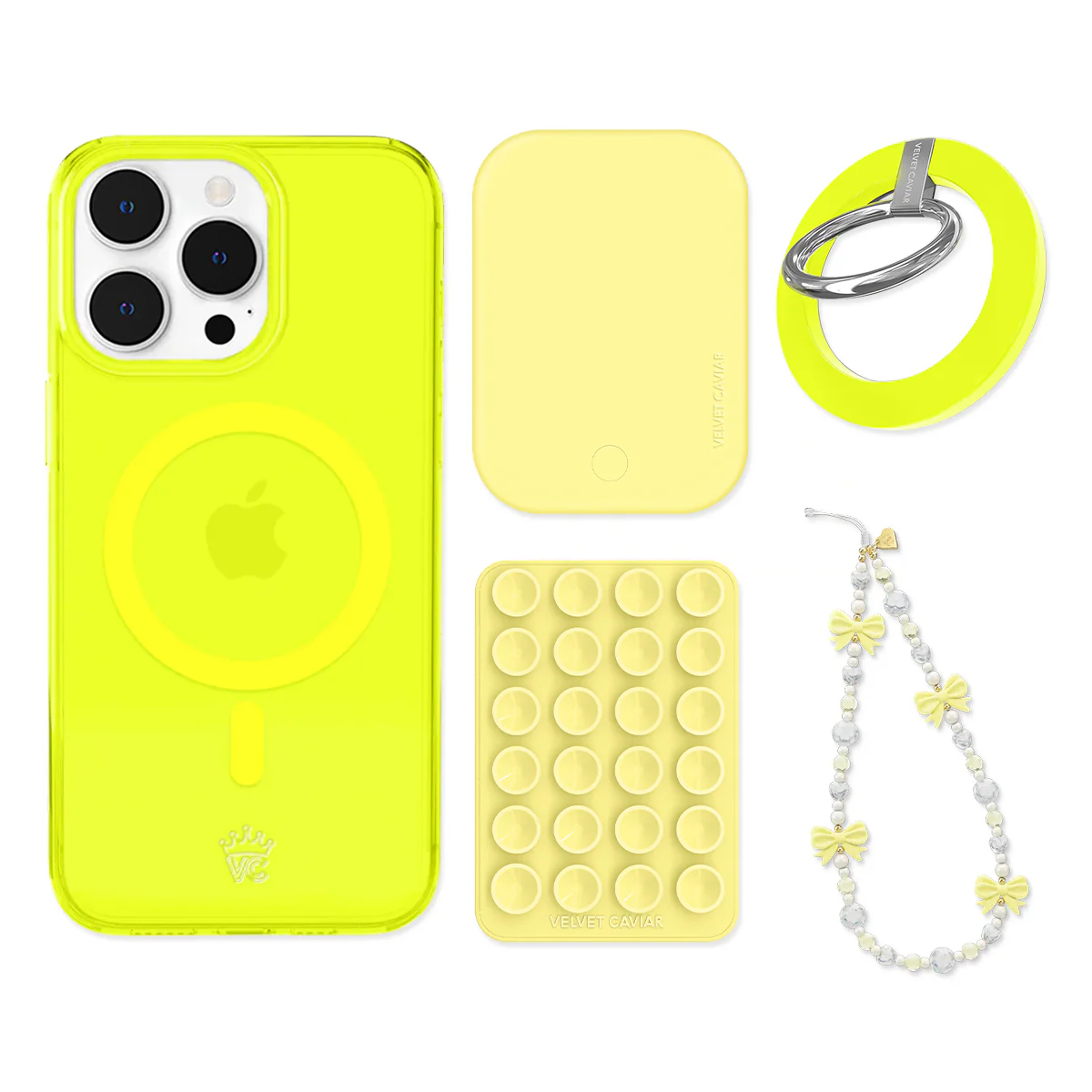 Neon Yellow iPhone Bundle Set - Grip - Image 9