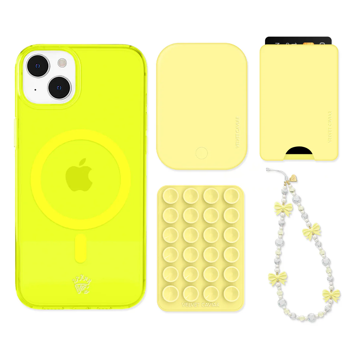 Neon Yellow iPhone Bundle Set - Wallet - Image 11