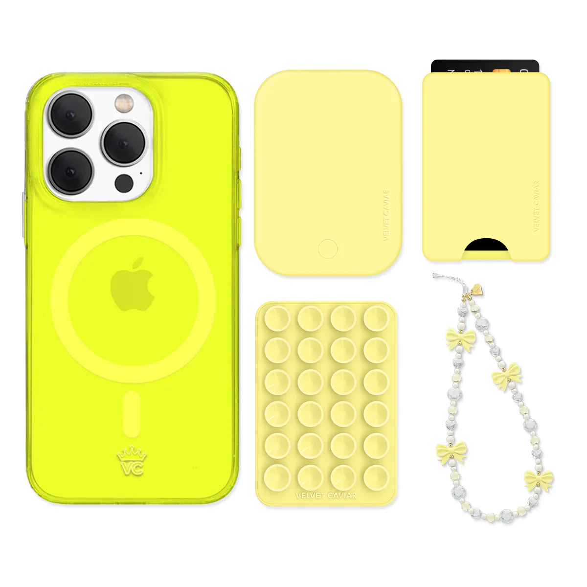 Neon Yellow iPhone Bundle Set - Wallet - Image 7