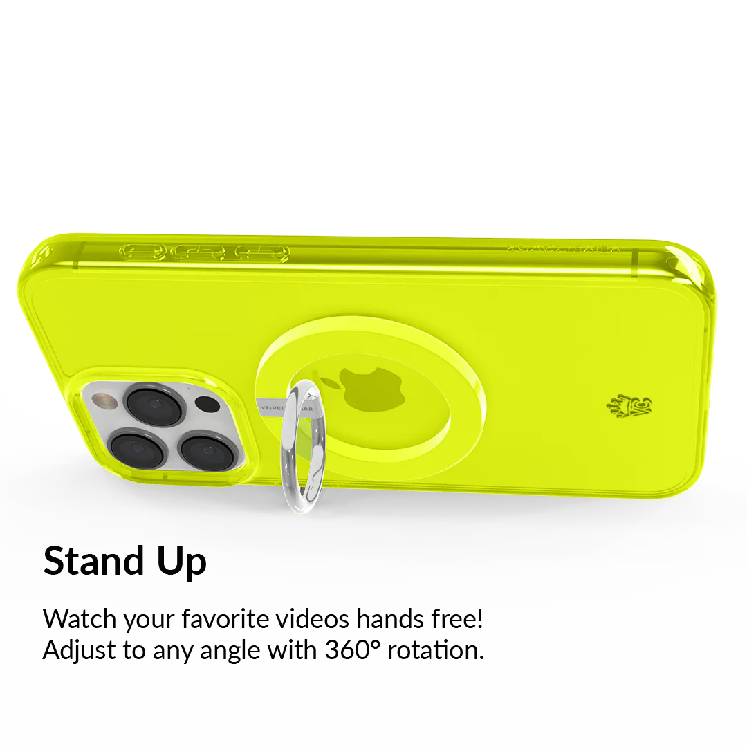 Neon Yellow MagSafe Grip Ring - Image 4