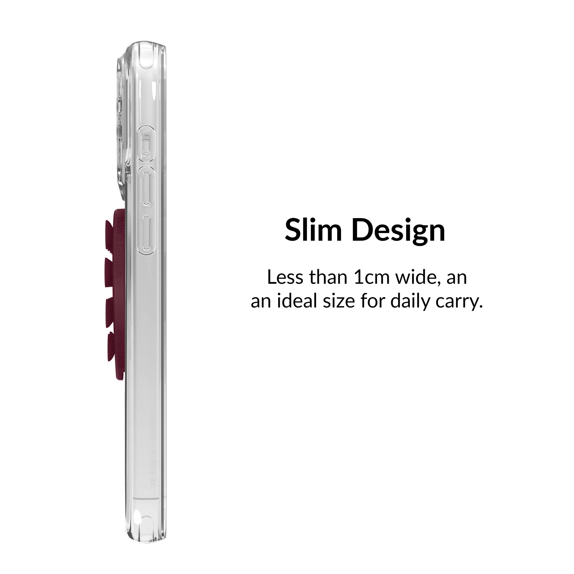 Burgundy Heart MagSafe MightyGrip - Image 5