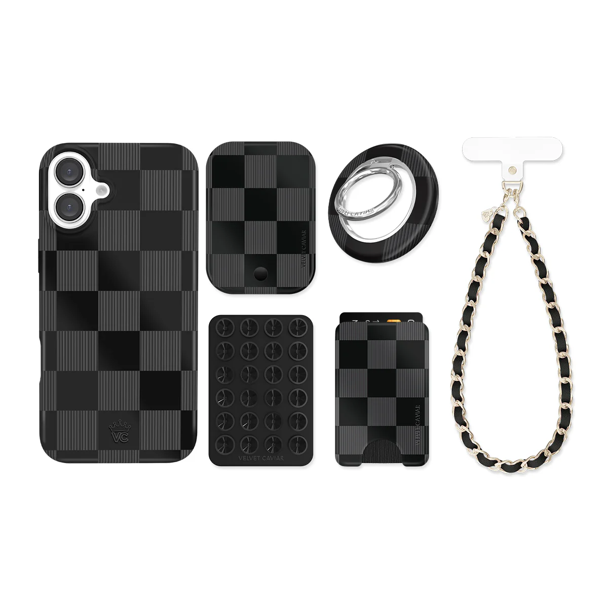 Noir Vibe Checkered iPhone Bundle Set - Image 17