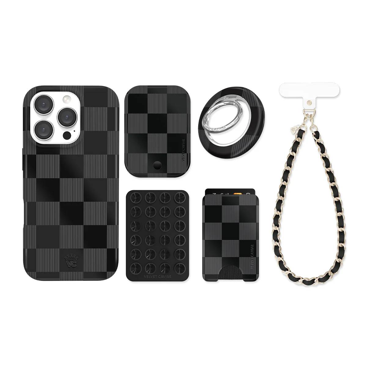 Noir Vibe Checkered iPhone Bundle Set - Image 19