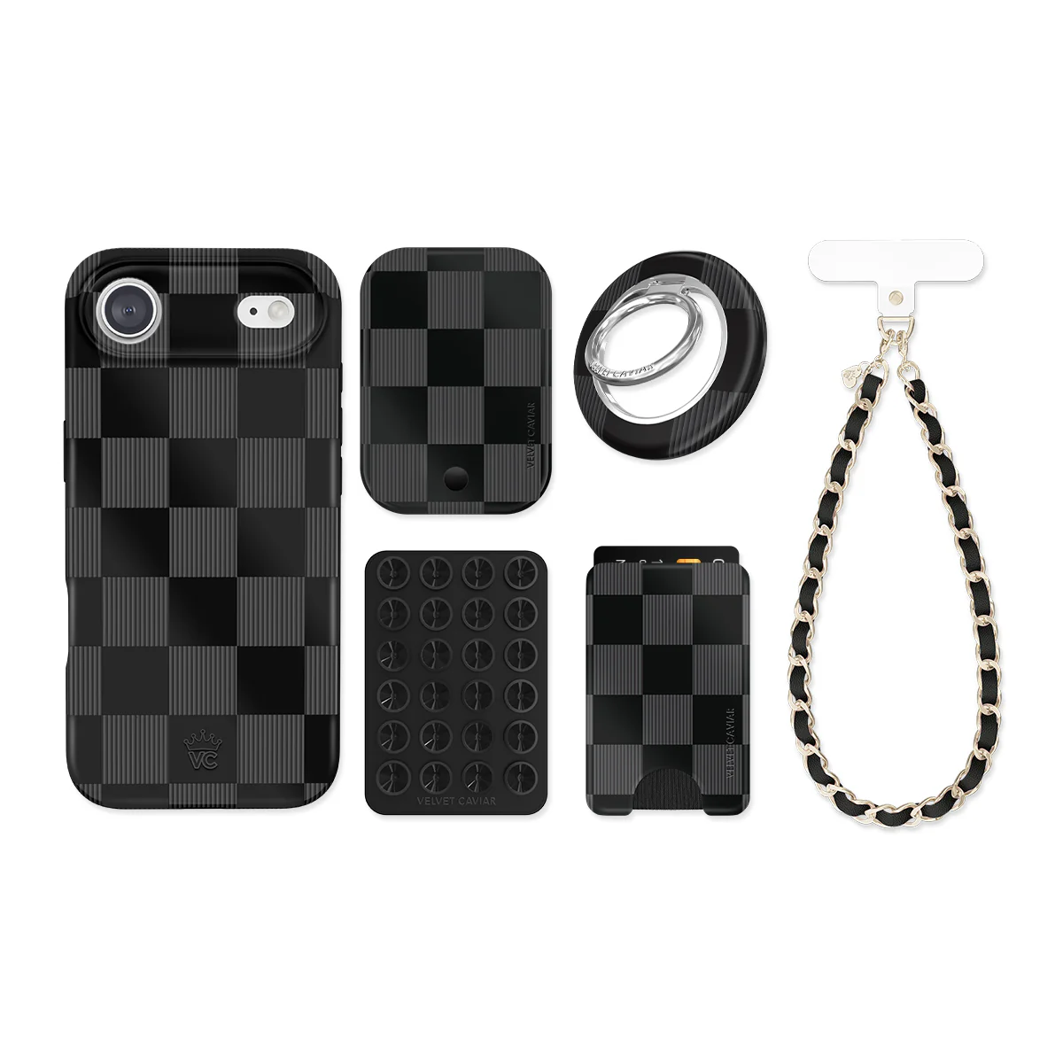 Noir Vibe Checkered iPhone Bundle Set - Image 21