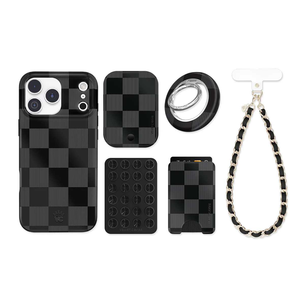 Noir Vibe Checkered iPhone Bundle Set - Image 22