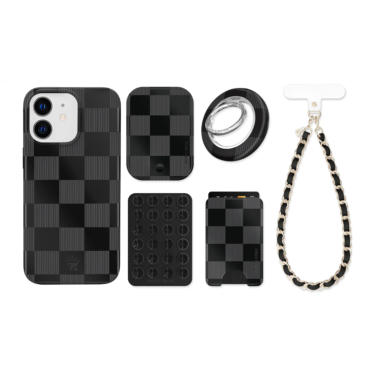 Noir Vibe Checkered iPhone Bundle Set - Image 4