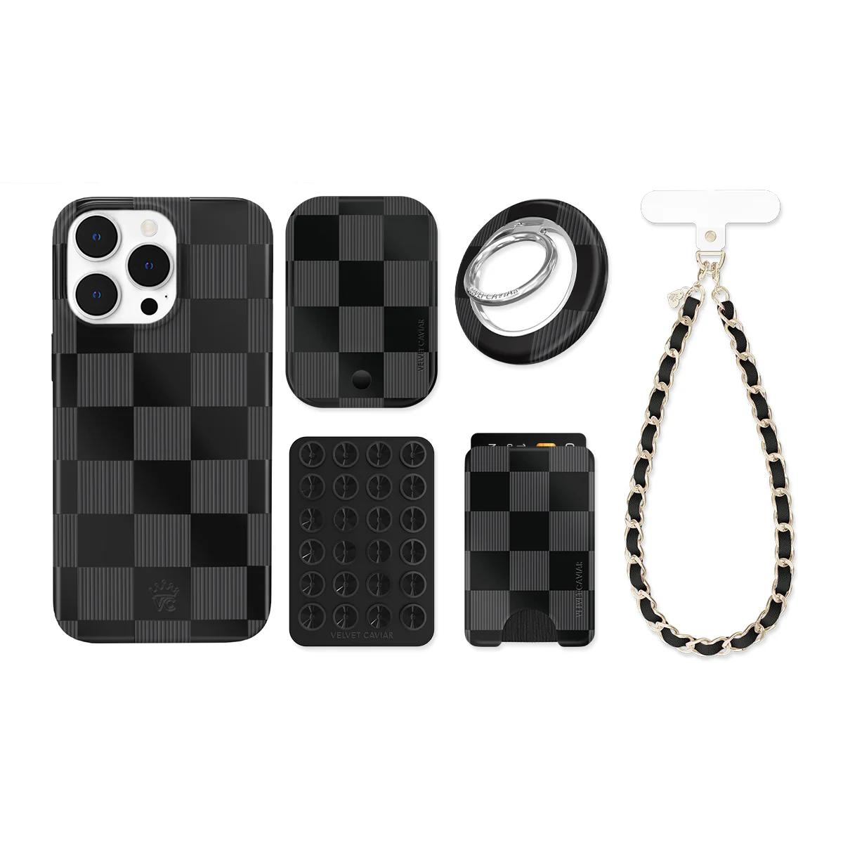 Noir Vibe Checkered iPhone Bundle Set - Image 6