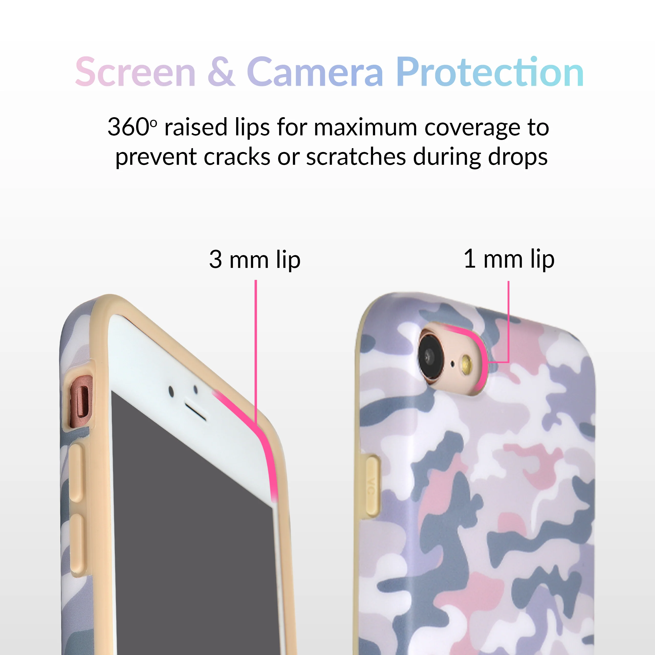 Nude Camo iPhone Case - Image 10