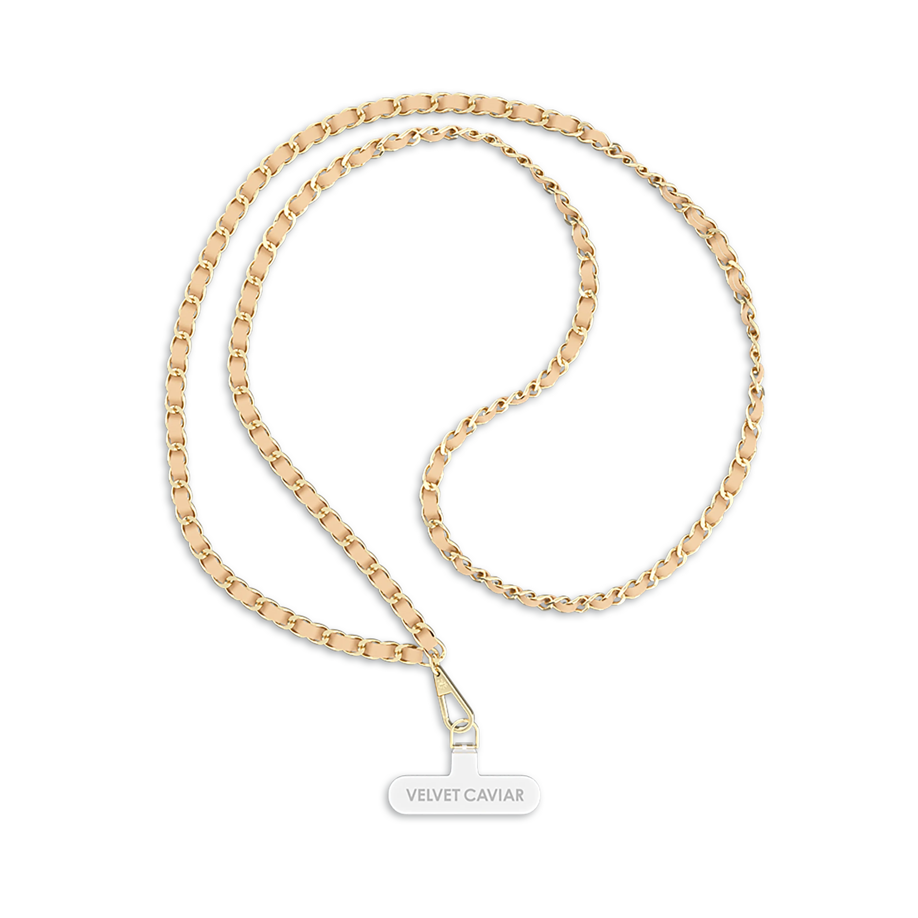 Nude Chain Phone Crossbody Strap - Image 2