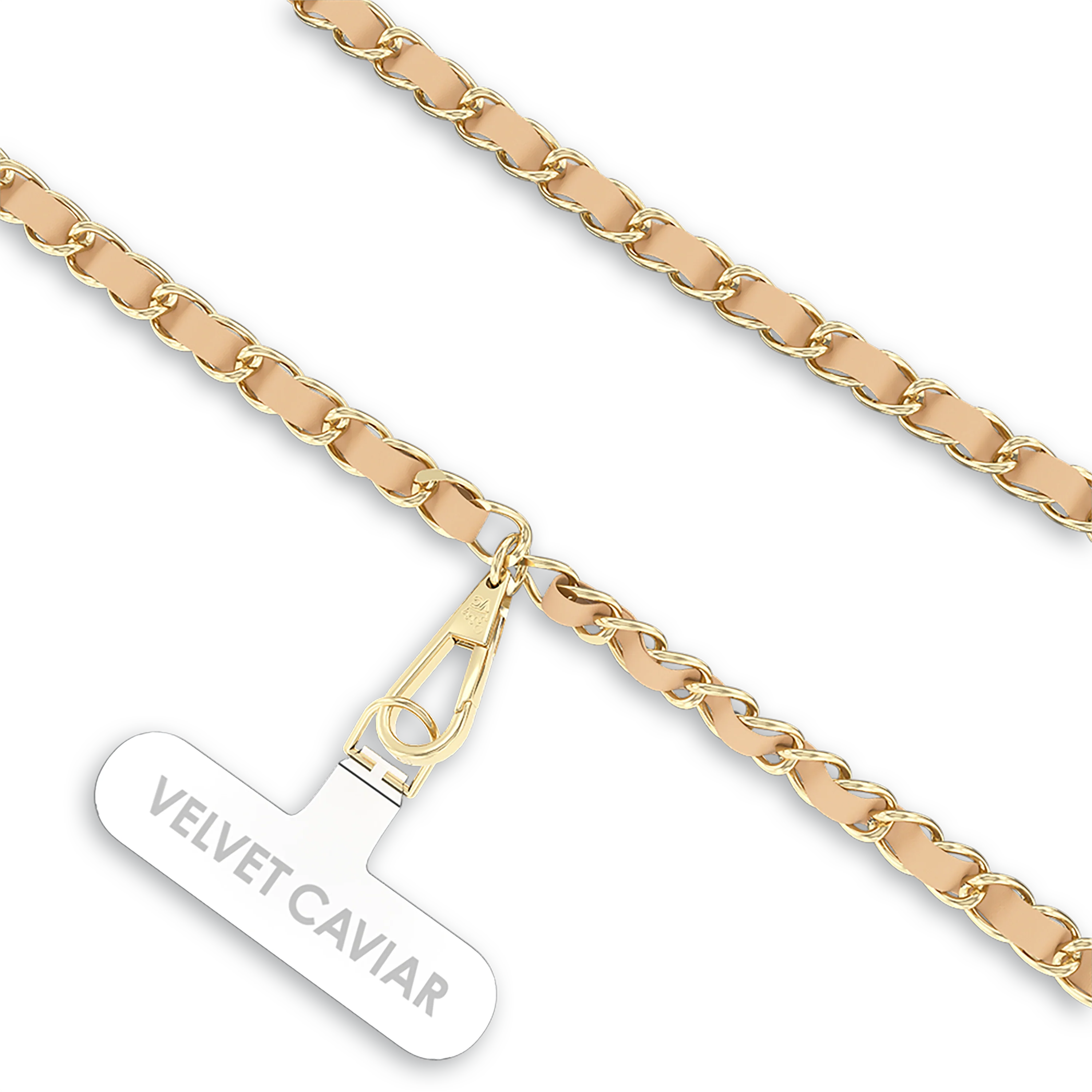 Nude Chain Phone Crossbody Strap - Image 3