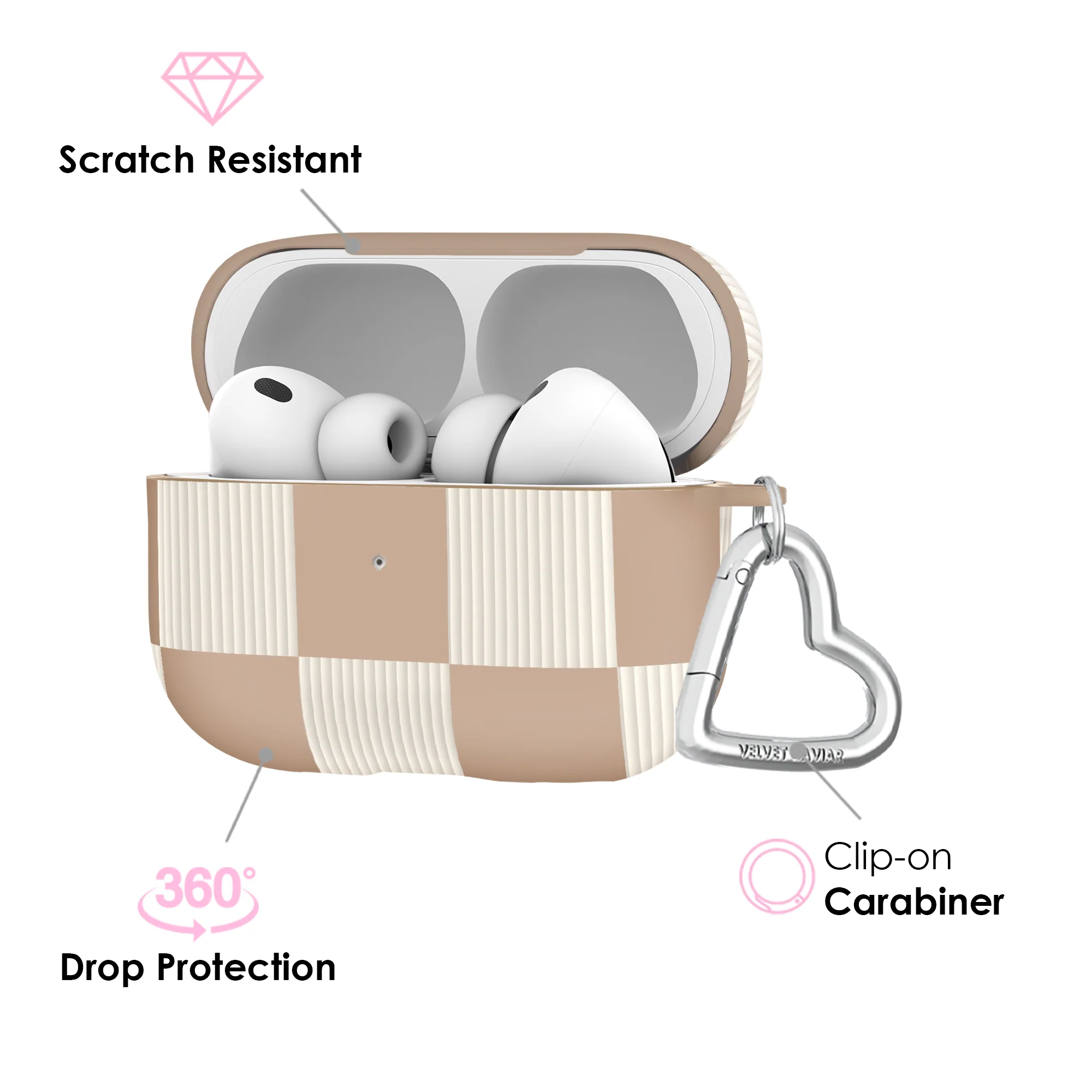 Nude Vibe Checker AirPod Case - Image 18