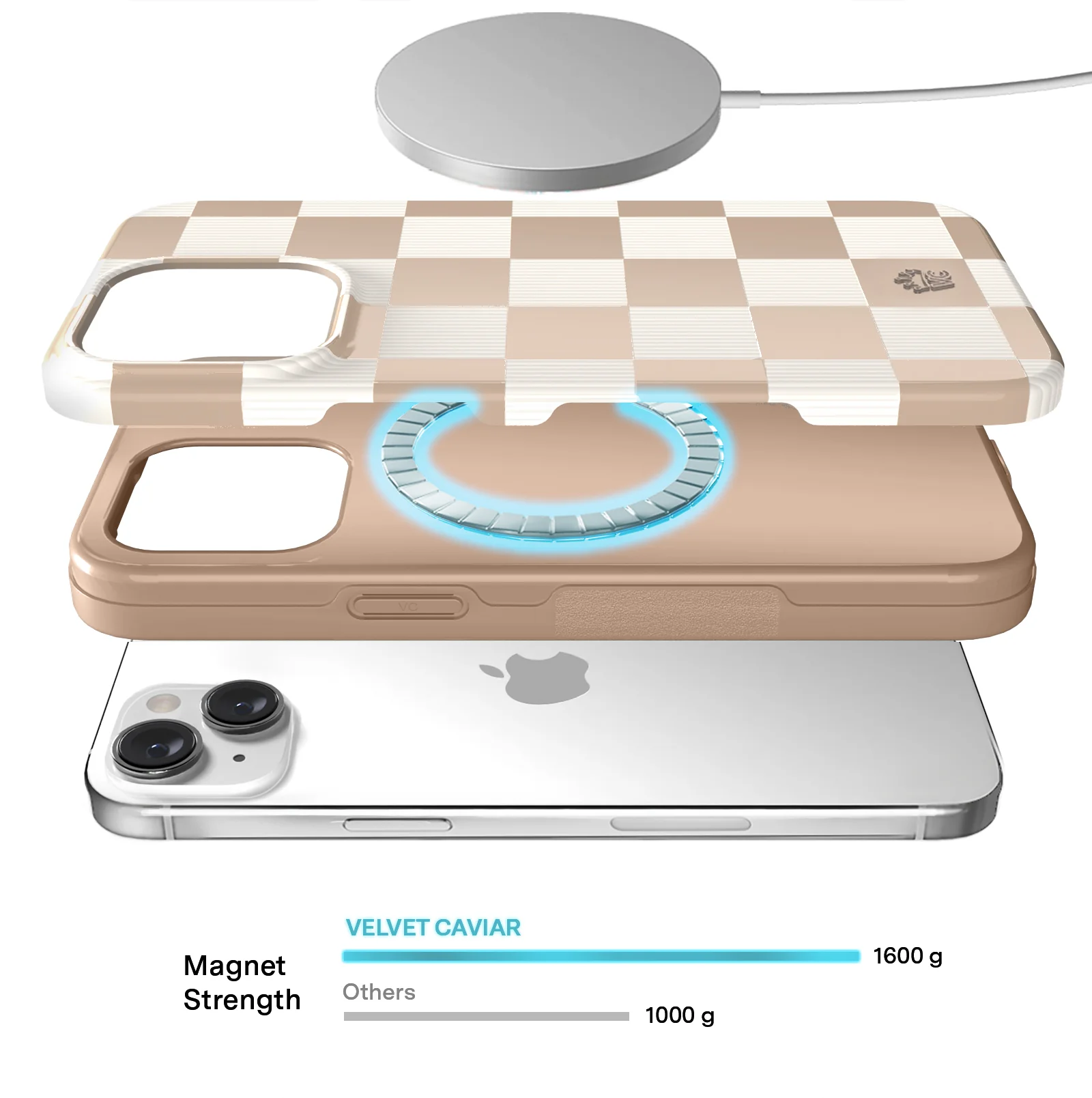 Nude Vibe Checker iPhone Case - Image 13