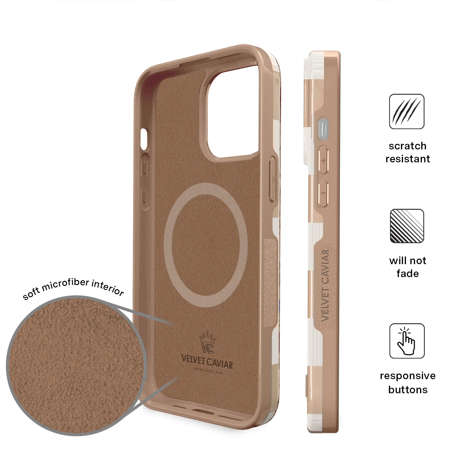 Nude Vibe Checker iPhone Case - Image 20