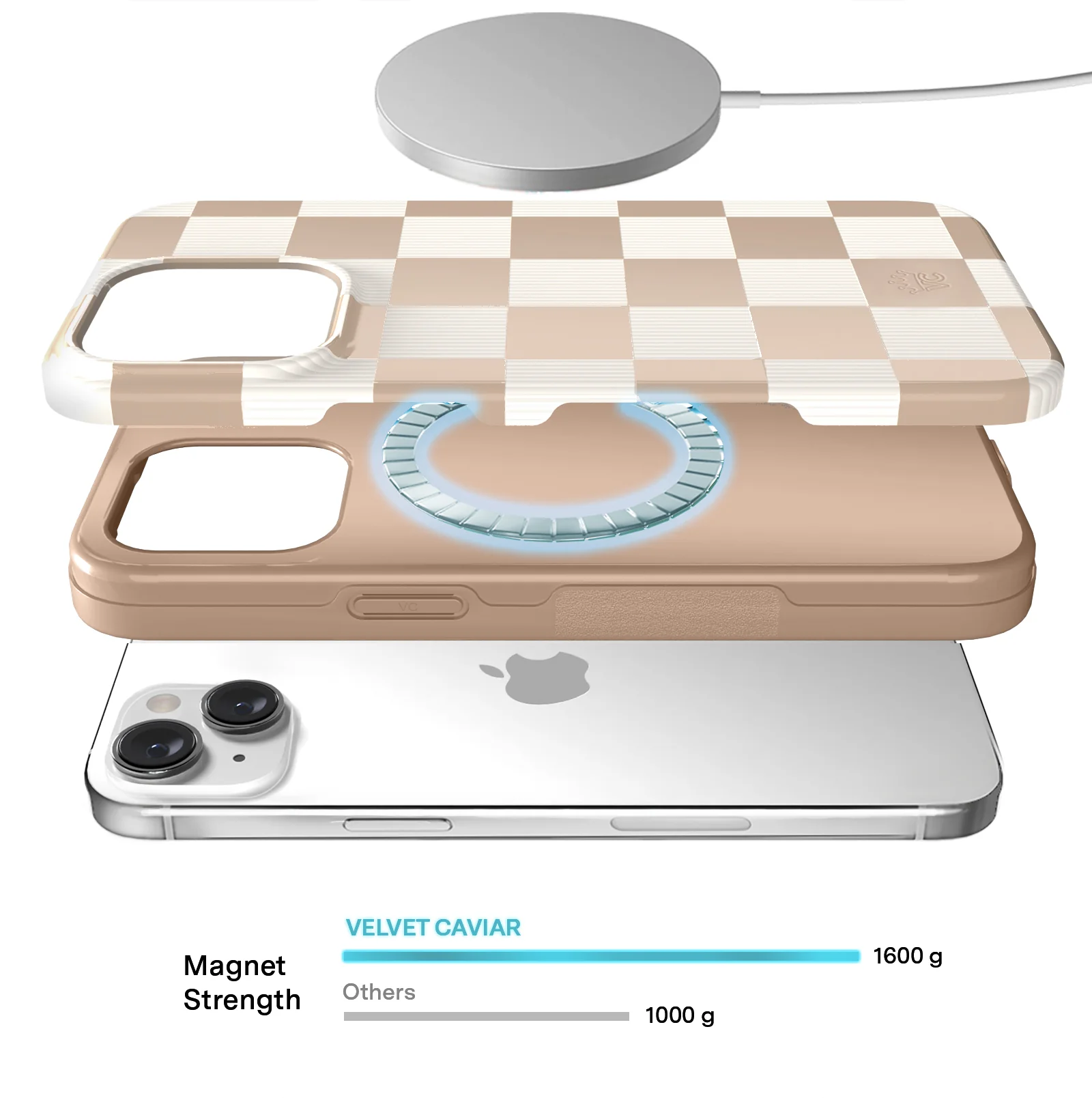 Nude Vibe Checker iPhone Case - Image 28