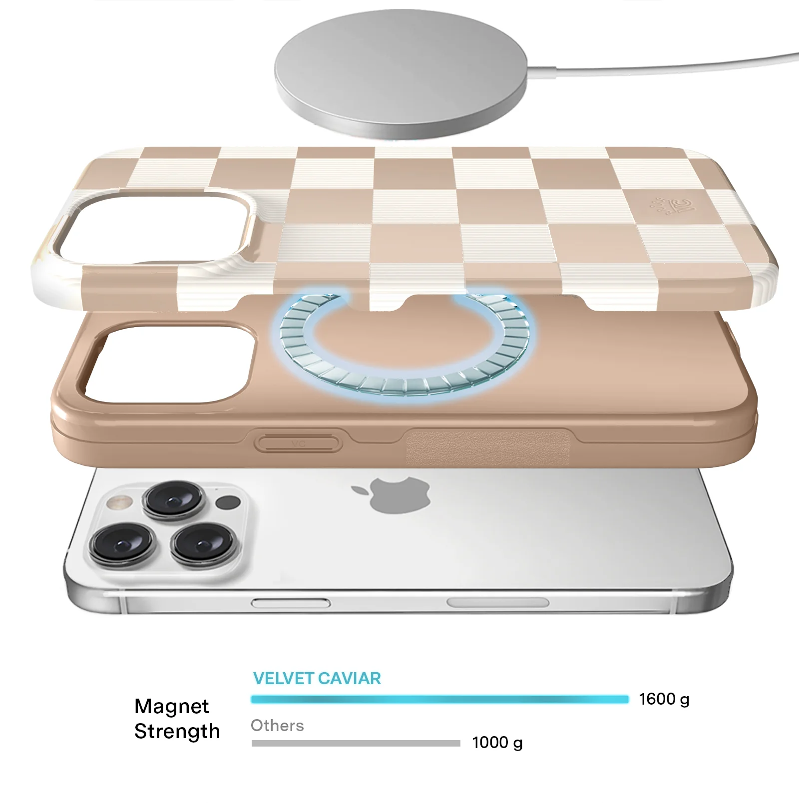 Nude Vibe Checker iPhone Case - Image 33