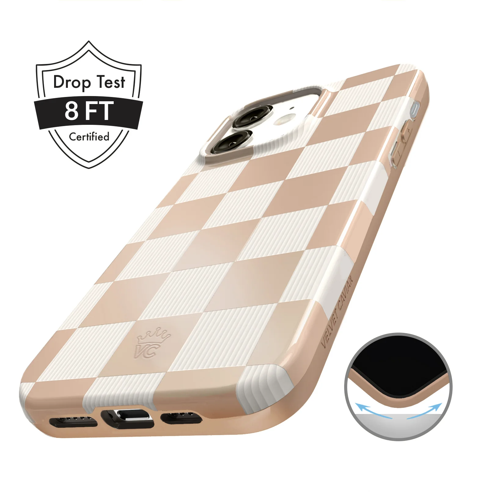 Nude Vibe Checker iPhone Case - Image 64