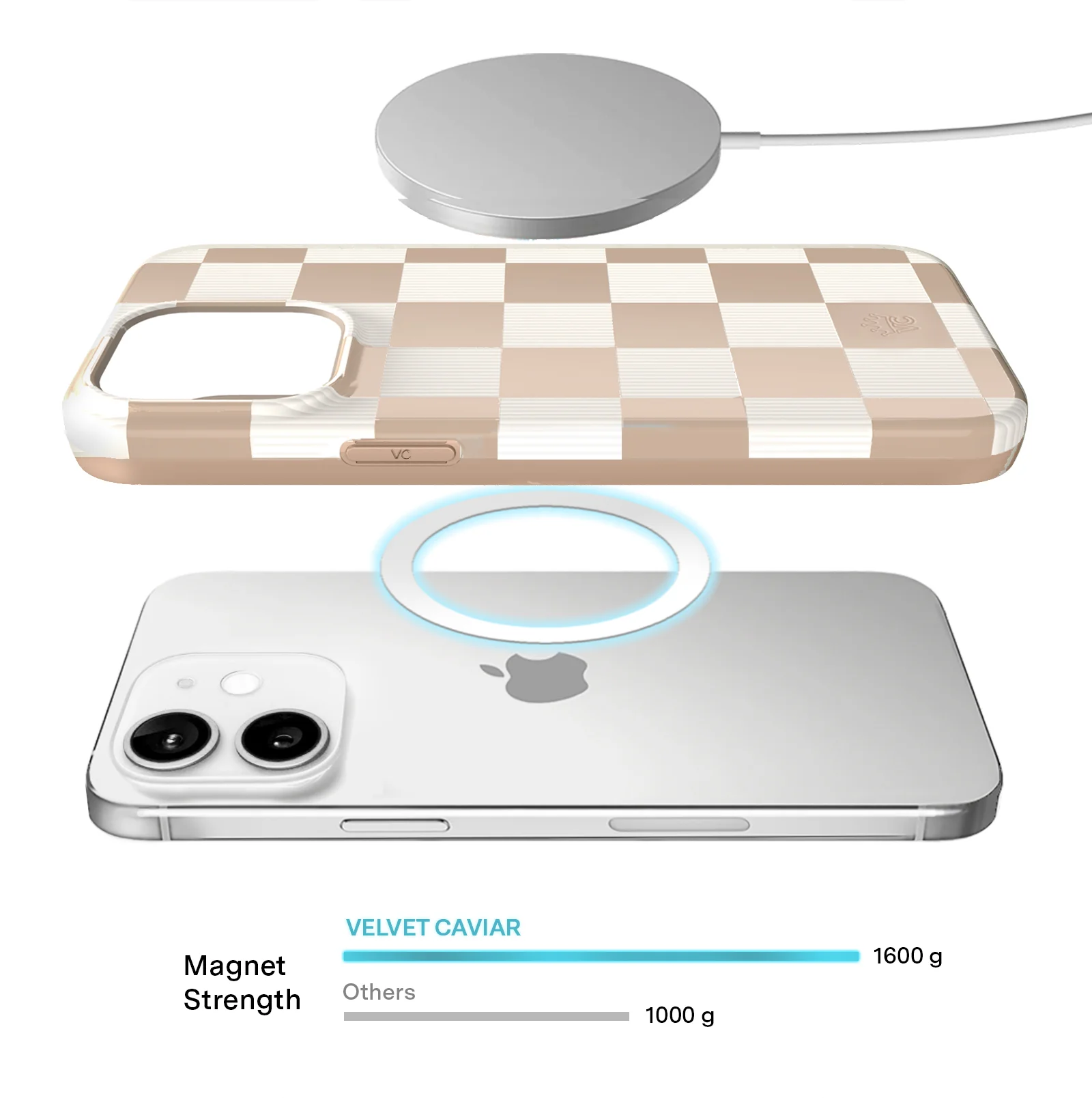 Nude Vibe Checker iPhone Case - Image 68