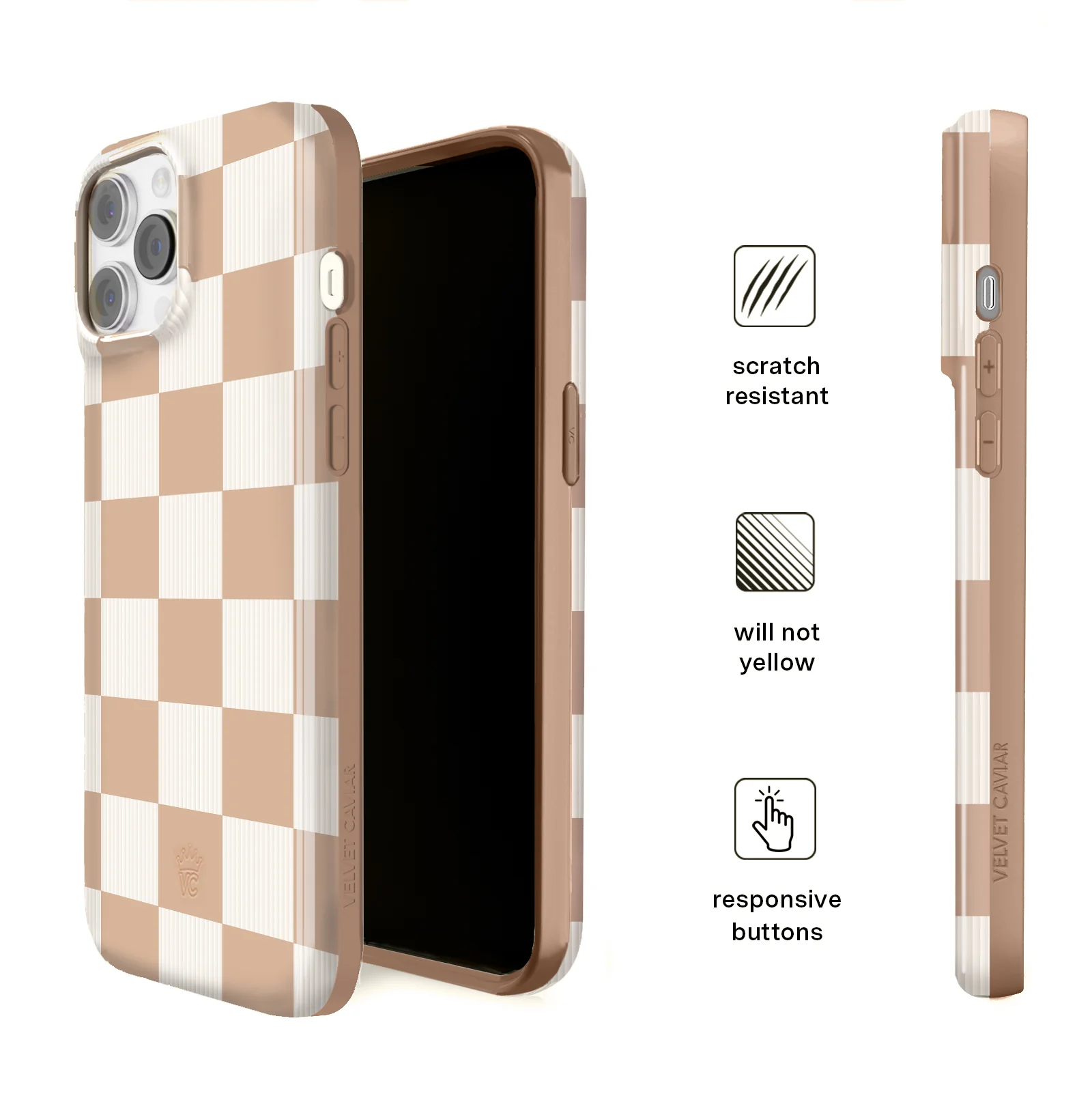 Nude Vibe Checker iPhone Case - Image 75