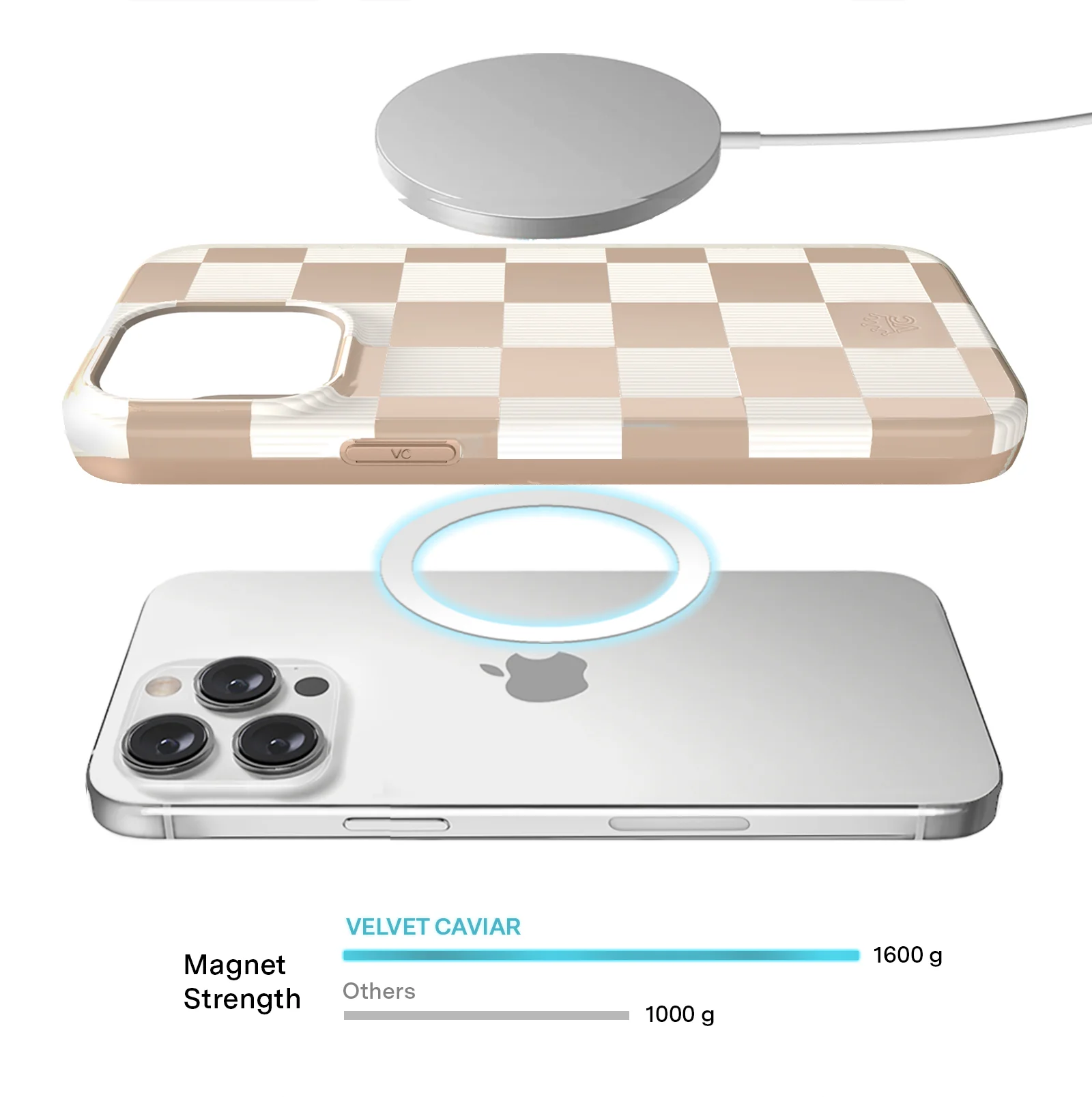 Nude Vibe Checker iPhone Case - Image 78