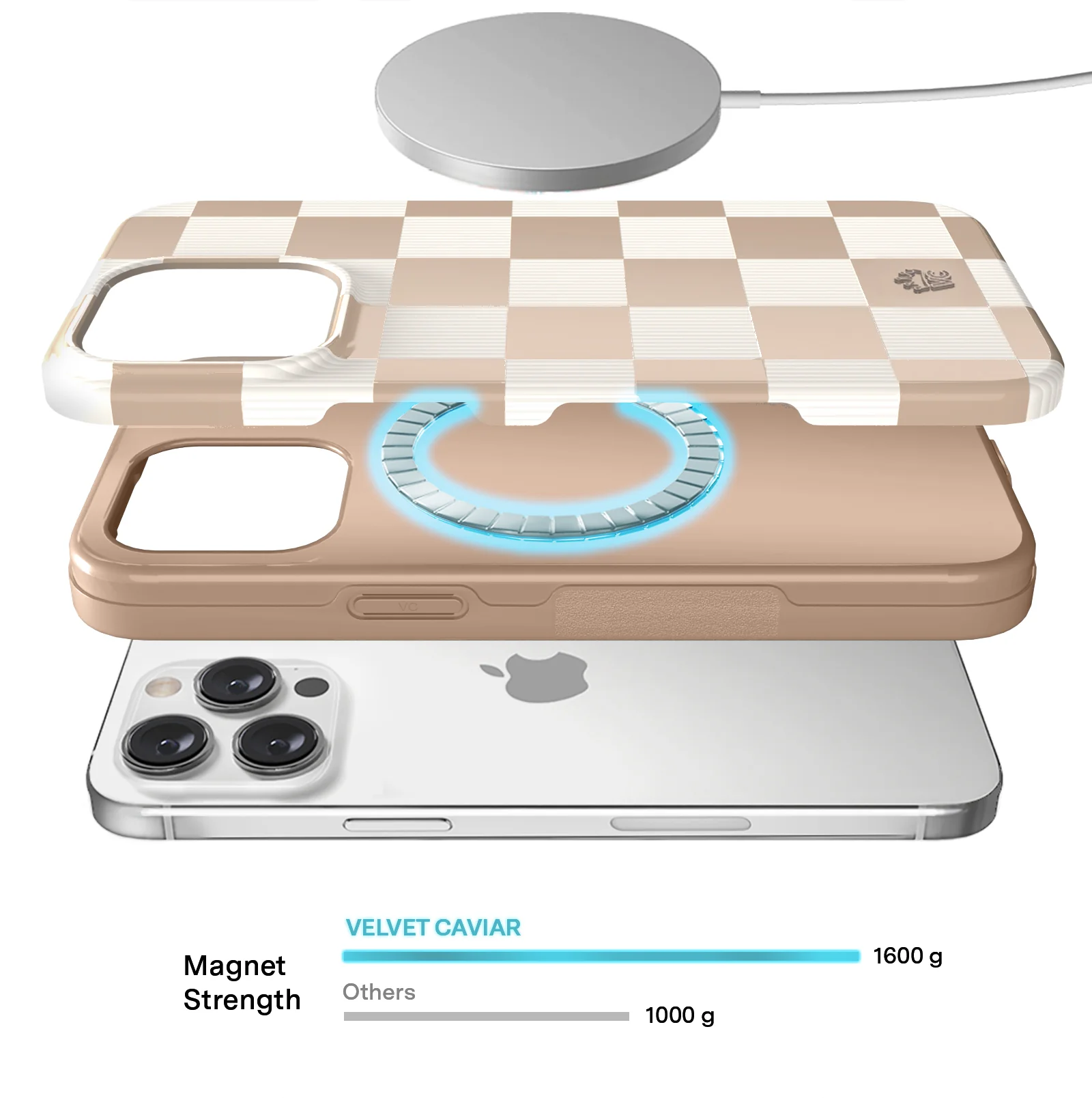 Nude Vibe Checker iPhone Case - Image 8