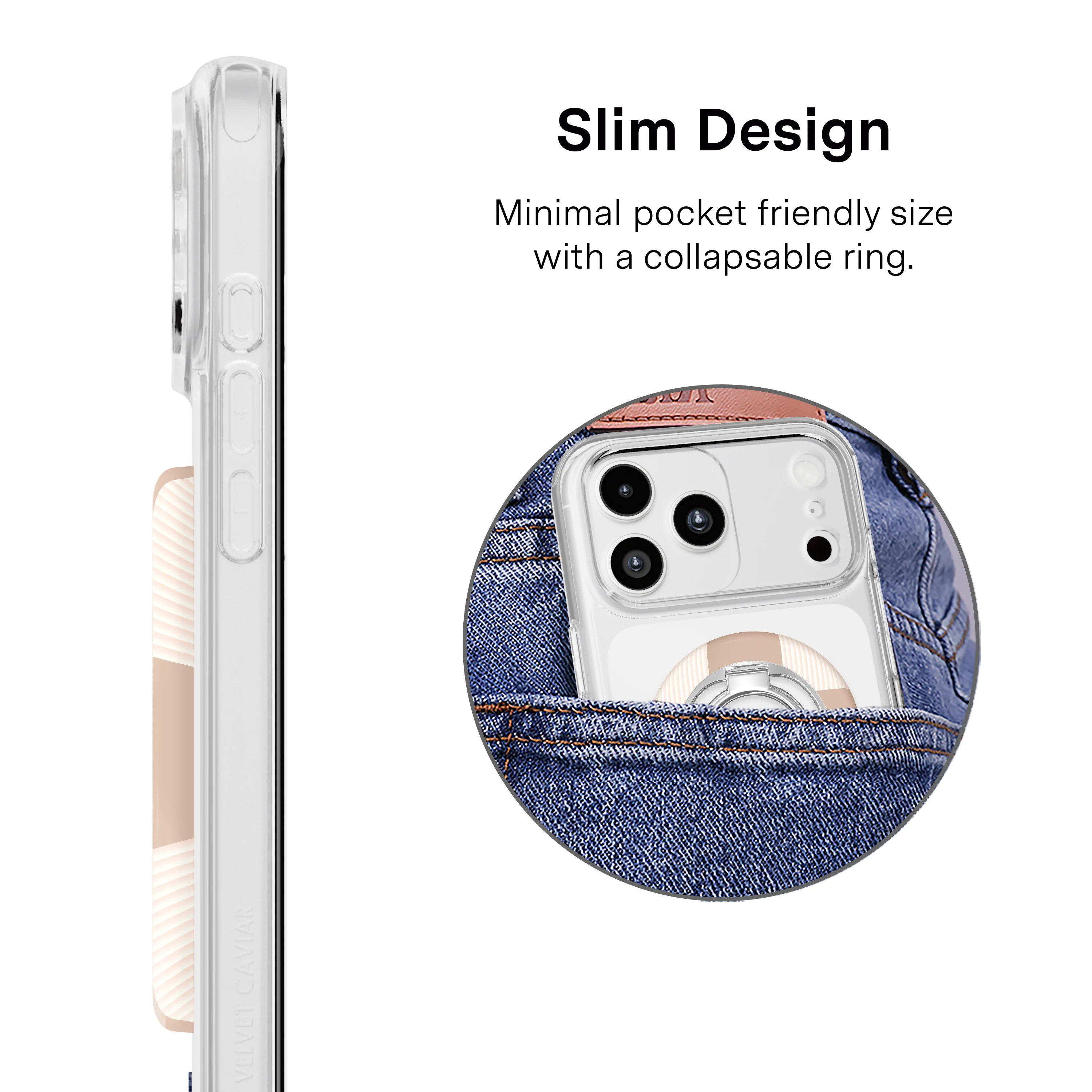 Nude Vibe Checker MagSafe Grip Ring - Image 3