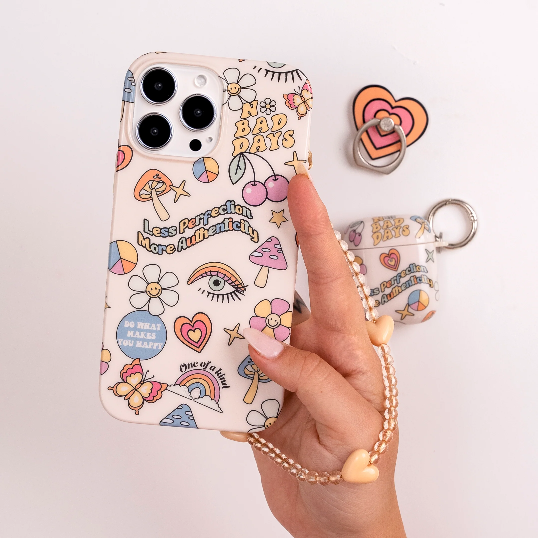 Nude Heart Phone Charm - Image 2