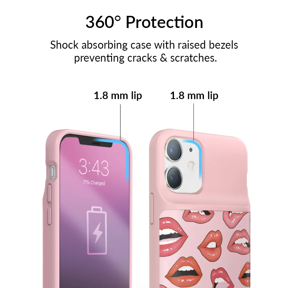 Nude Lips iPhone Charging Case - Image 28