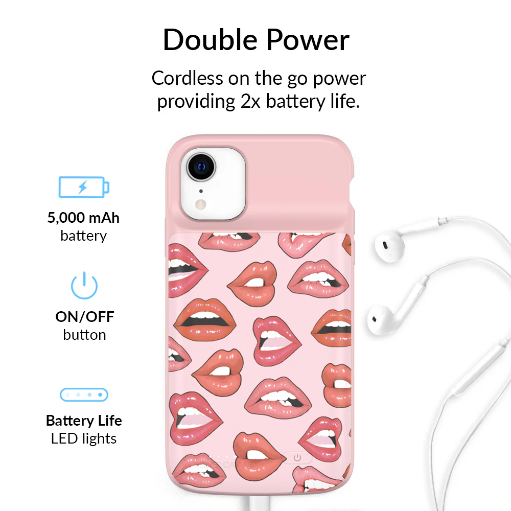 Nude Lips iPhone Charging Case - Image 44