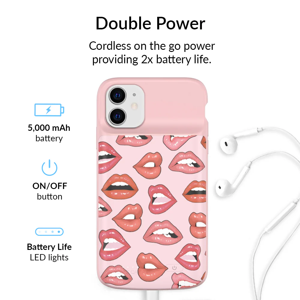 Nude Lips iPhone Charging Case - Image 50