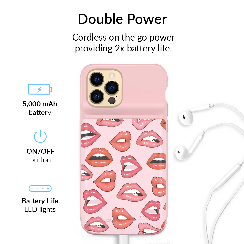 Nude Lips iPhone Charging Case - Image 56
