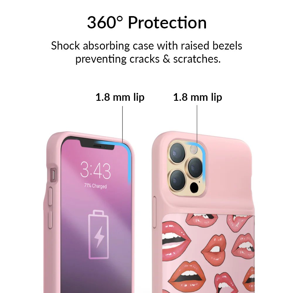 Nude Lips iPhone Charging Case - Image 58