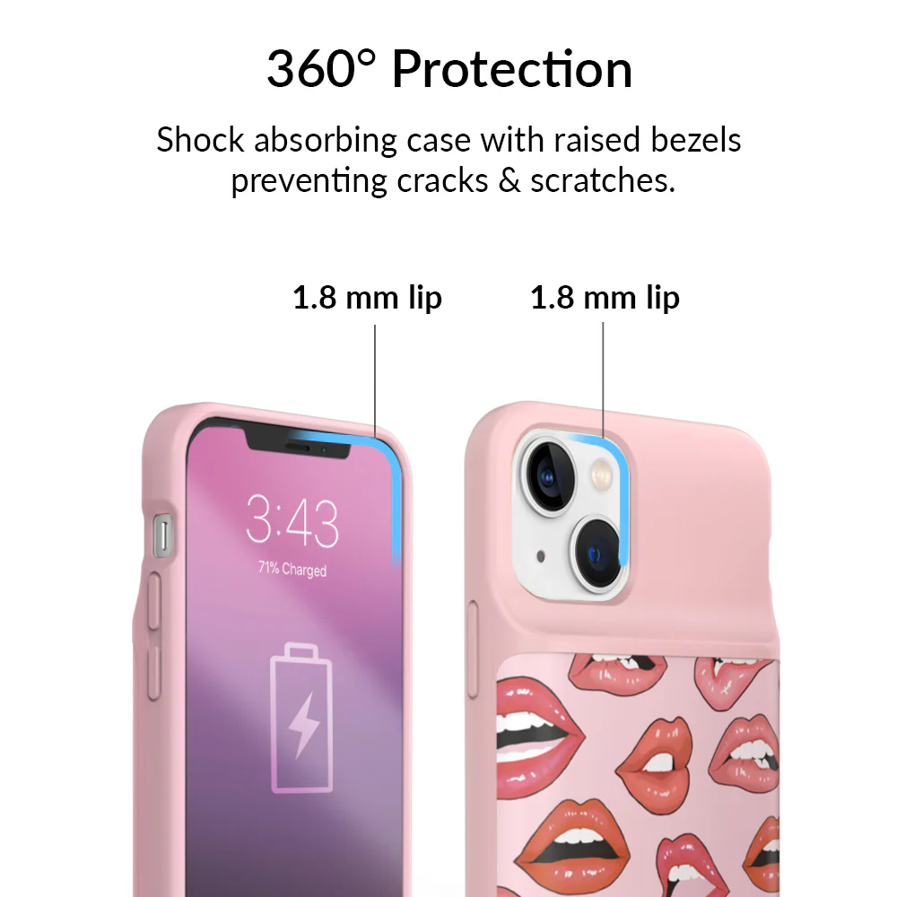 Nude Lips iPhone Charging Case - Image 70