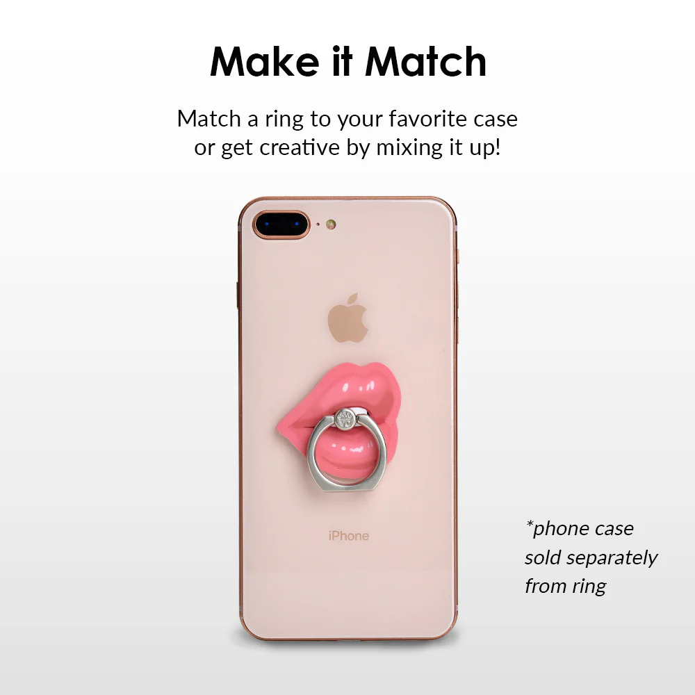 Nude Lips Phone Ring - Image 2