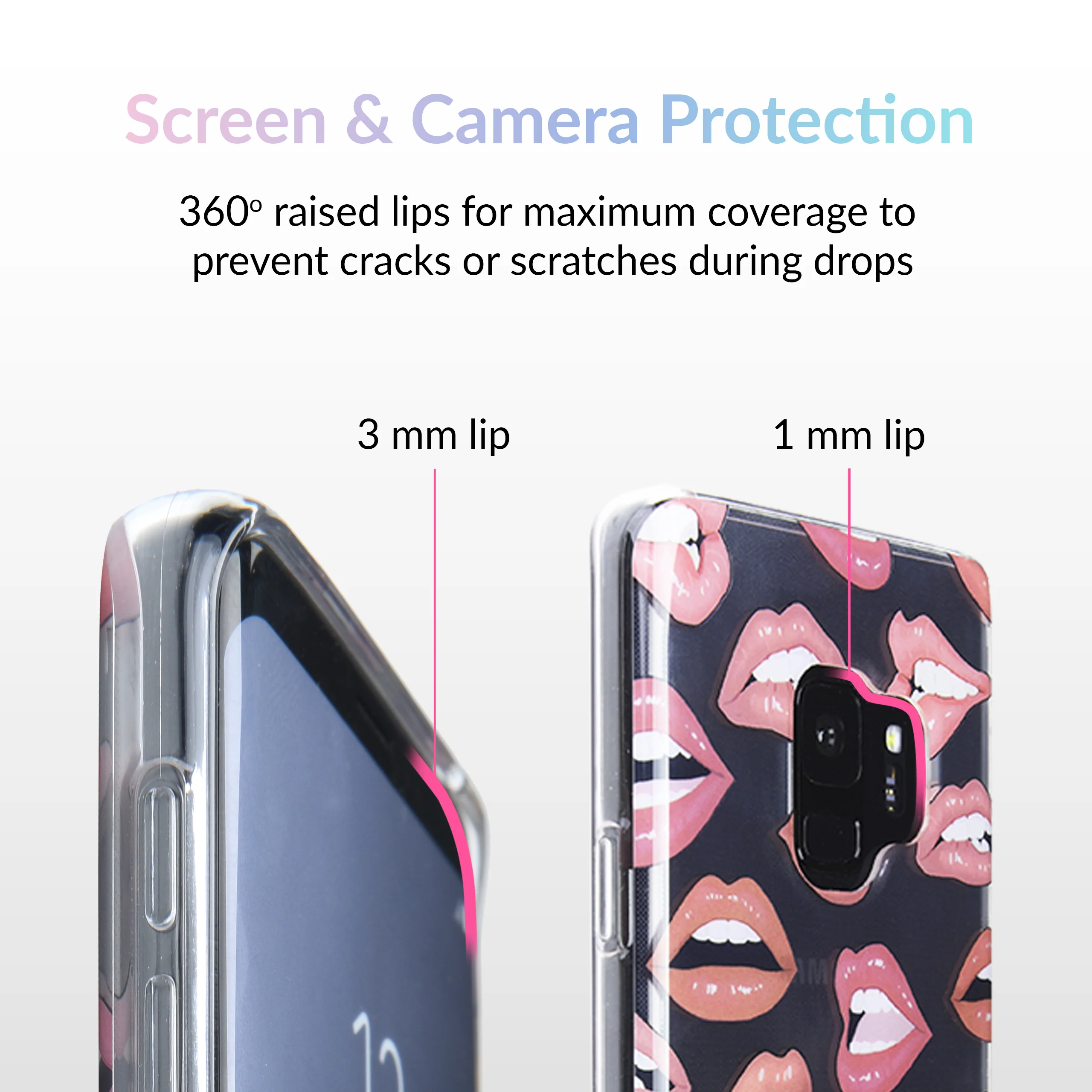 Nude Lips Samsung Galaxy Clear Case - Image 18