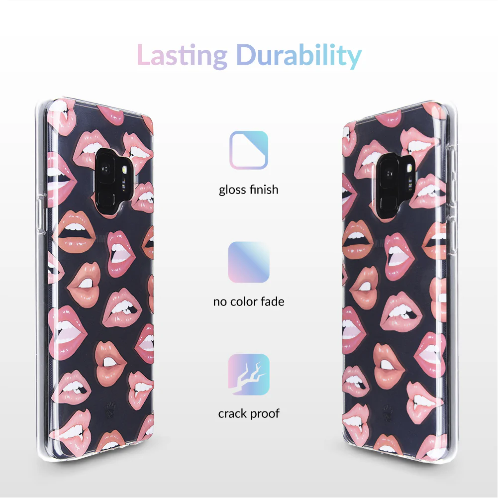 Nude Lips Samsung Galaxy Clear Case - Image 19