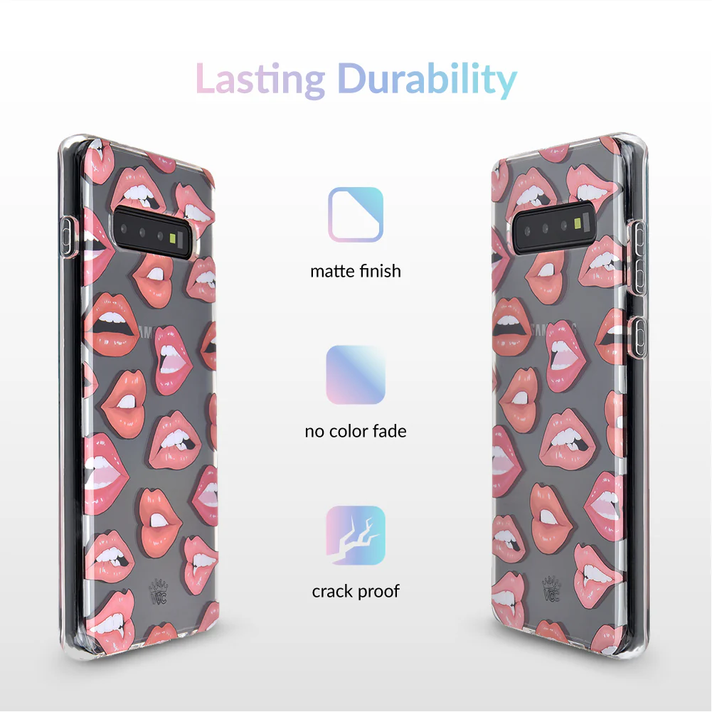Nude Lips Samsung Galaxy Clear Case - Image 28