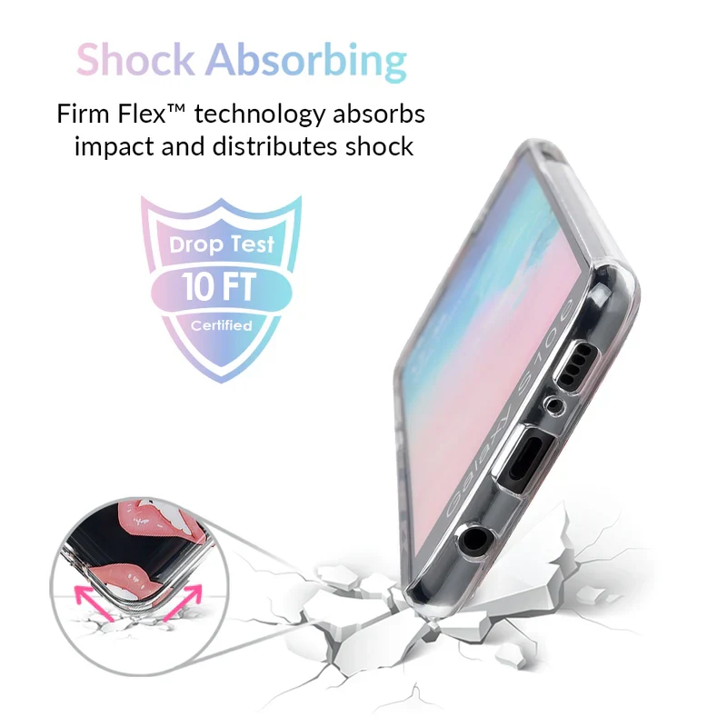 Nude Lips Samsung Galaxy Clear Case - Image 35
