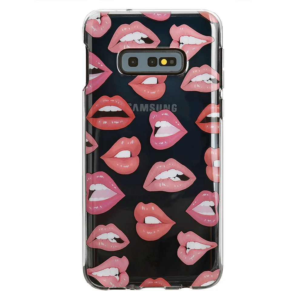 Nude Lips Samsung Galaxy Clear Case - Image 36