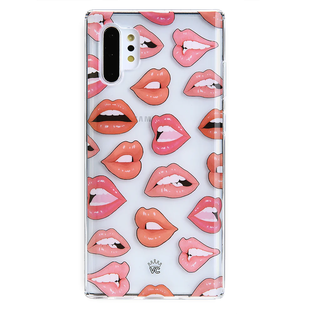 Nude Lips Samsung Galaxy Clear Case - Image 40