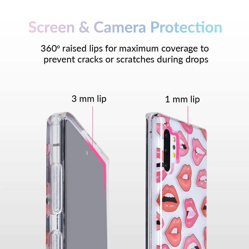 Nude Lips Samsung Galaxy Clear Case - Image 41